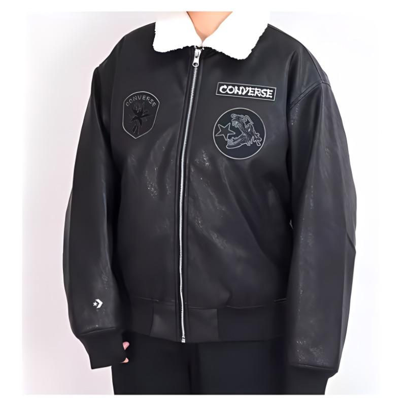New Converse Year Of The Dragon CNY Series FW23 Jacket Unisex Black 10026806-A02