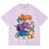230 g/m² 100% Baumwolle Pokemon V17 Misty Print Unisex Schweres Baumwoll-T-Shirt