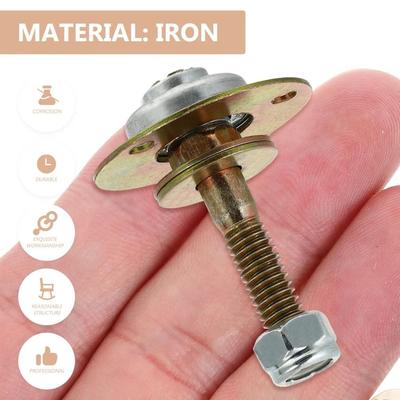 4pcs Hardware Rocking Chair Bearing Screws Kits M8x55mm Bearing Glider Connecting Bearing Connecting Pieces High-strength
