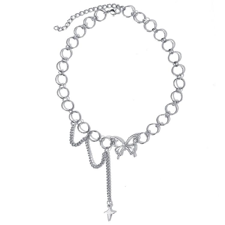 

for Butterfly Pendant Necklace Hollow Necklace Jewelry Accessories for Women Gir 1