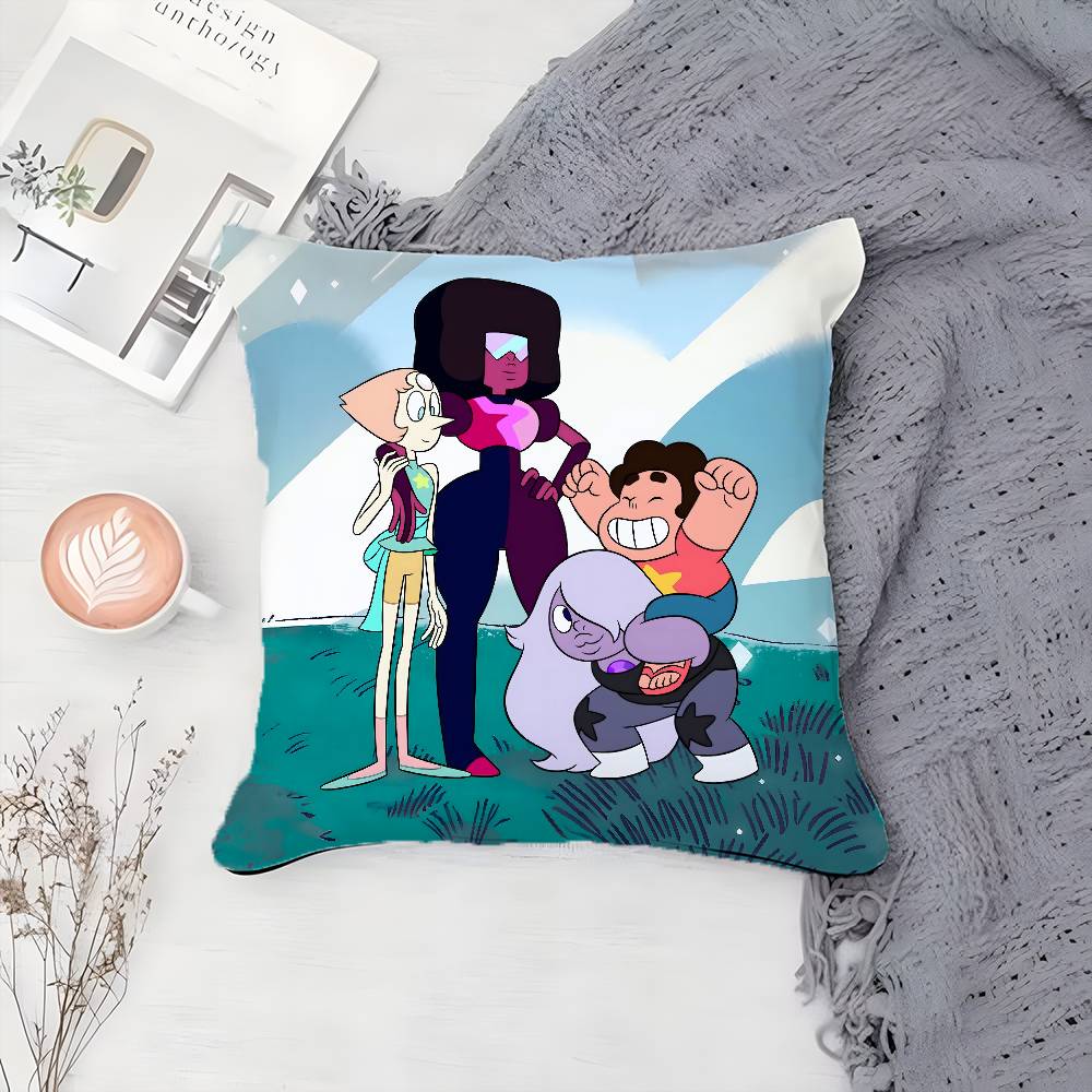 

Science Cartoon Cute S-Steven Universe-MT Pillow Case Printing Pillowcase Living Room Sofa Cushion Cover Bedroom Room Decor 12x12Inch