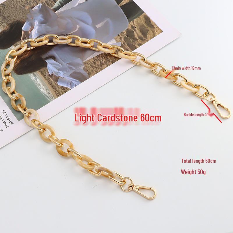 Acrylic Clip Aluminum Chain Crossbody Bag - Little Fragrance Style