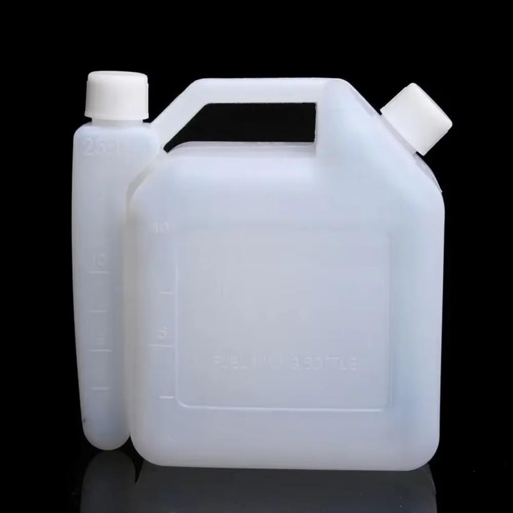 50:1 Mix Ratio Oil Pot 1 Liter Capacity Petrol Mixing Bottle Durable Fuel Mixing Bottle