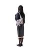 Iuga Makaras Belted Bag Midi Skirt (Dark Gray)
