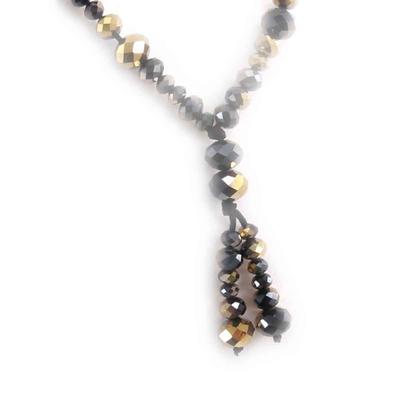 [J7955] – Halskette „Mineralia“ aus Schwarzgold