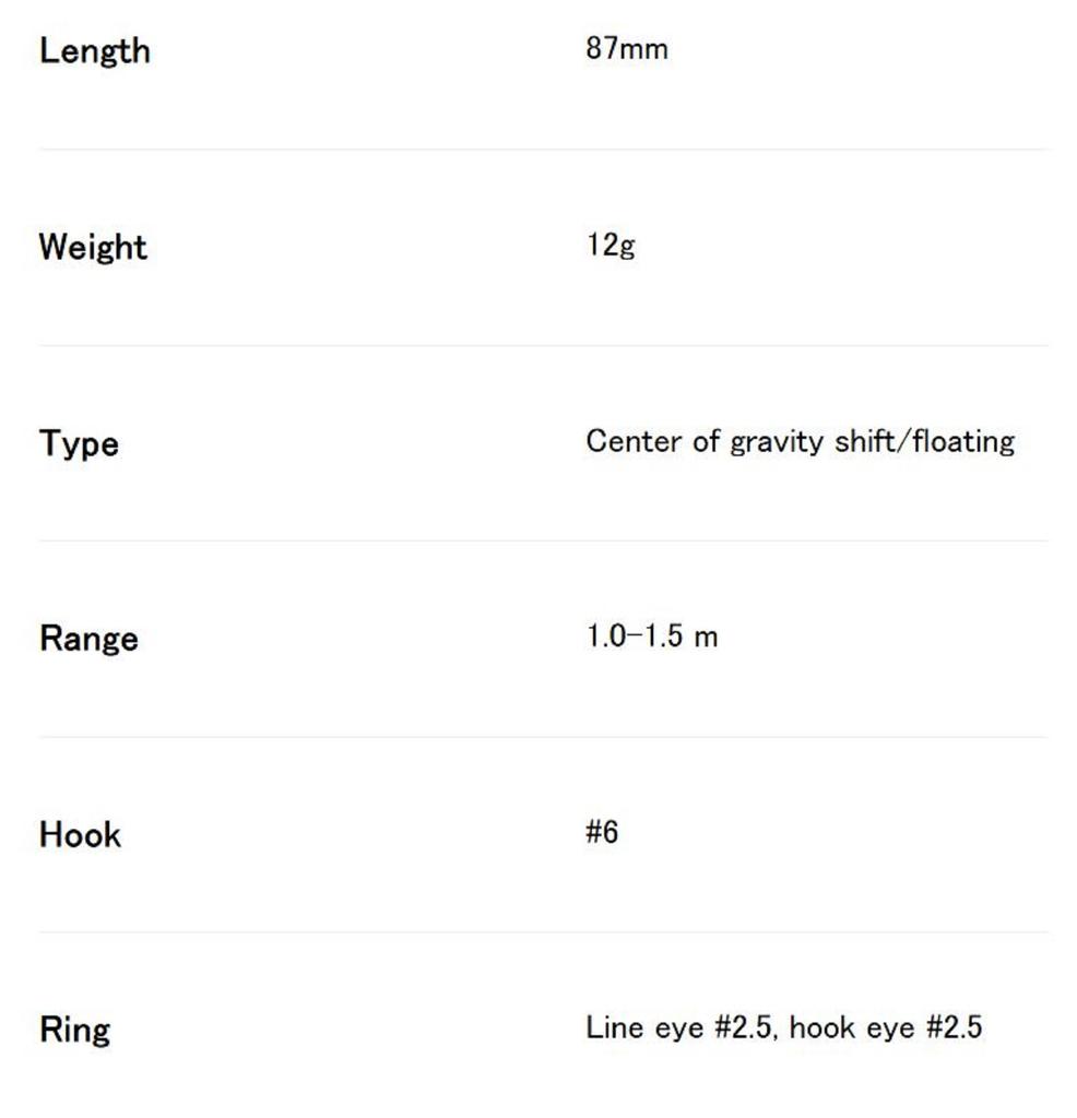 Duo Deep Feat 87 DRF Floating Lure ANA4099 (5966)