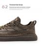 Chaussures en cuir tendance pour hommes 2025: Style Britannique Polyvalent Automnal Décontracté & Formel.
