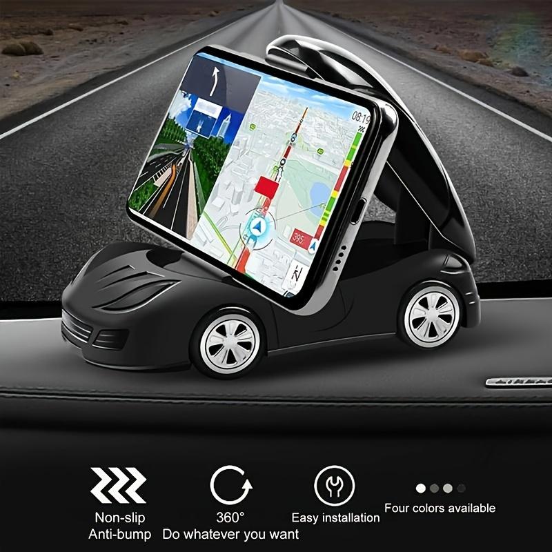 Suporte de telefone para modelo de carro, suporte dobrável para painel de carro, suporte para telefone, rotação de 360°, suporte universal para telefone celular, acessórios para carro