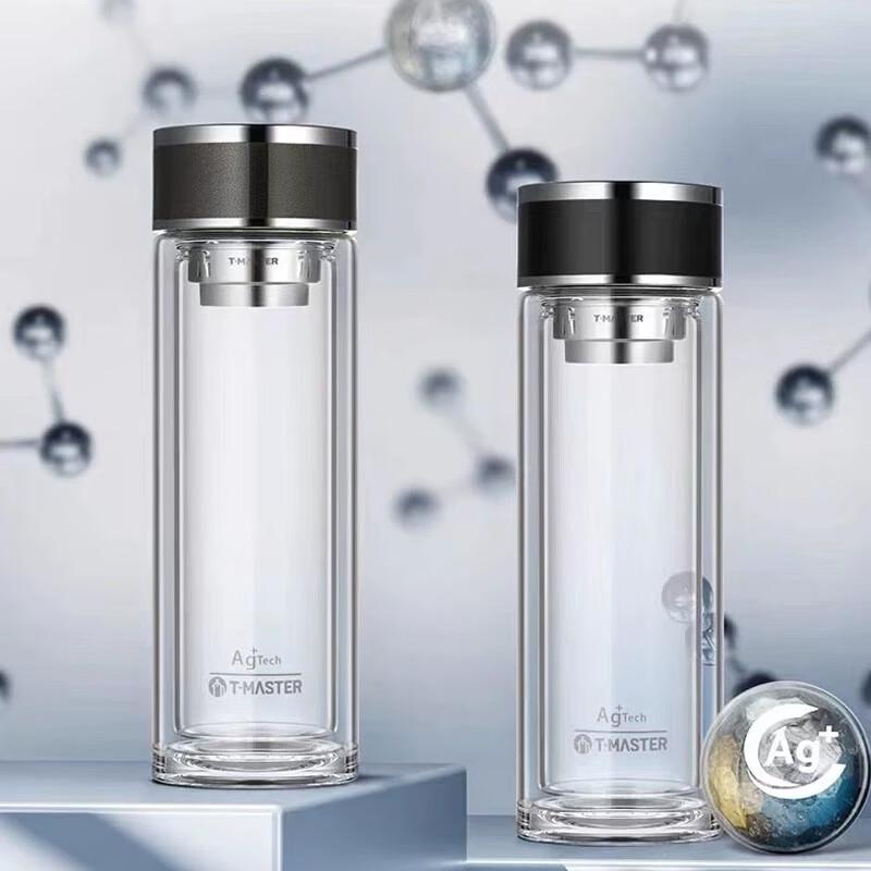 FUGUANG Chama Shi Antibacterial Double-Layer Glass Tea Cup