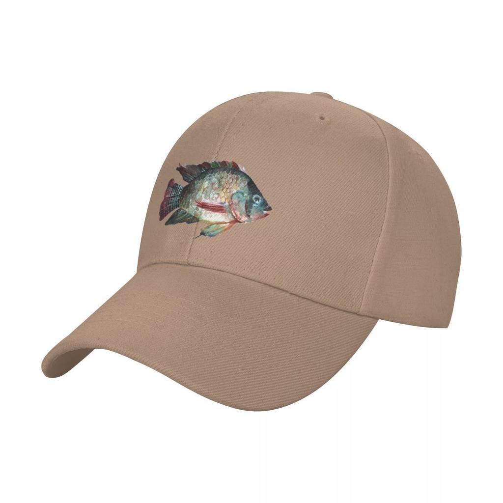 Tilapia Baseball Cap Hat Man For The Sun Sunhat Snapback Cap Woman Hats Mens