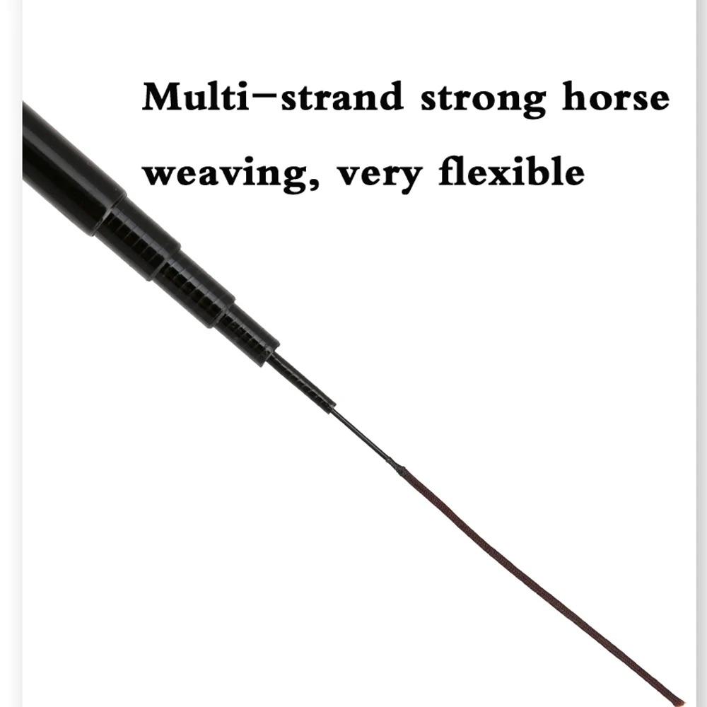 Ultralight Stream Fishing Rod 1.5M-6.3M High Carbon Fiber Super Hard Travel Pole 28MH Telescopic Fishing Tackle for Freshwater 260319