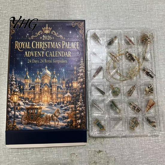 Birthday Gift for Students 2026 Nutcracker Advent Calendar, 24-Day Acrylic Ornament Set with Classic Interactive Game Friends Soldier
