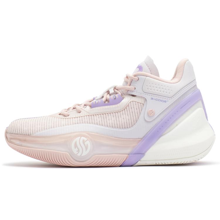 New 361° AG3 MID Care Is Priceless Mid Top Basketball Shoes Women's Rose Pink 682311113F-1