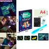 Exciting A5/a4/a3 Magic Drawing Board For Kids With Light Fun And Educational Toy