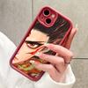 Měkký silikonový čtvercový žebříkový vzor tisku Pouzdro telefonu Plný kryt fotoaparátu Ochranné gumové pouzdro odolné proti nárazům pro Xiaomi Redmi