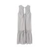 LAP Women Back Slit Shirred Sleeveless Long Dress As2wo420