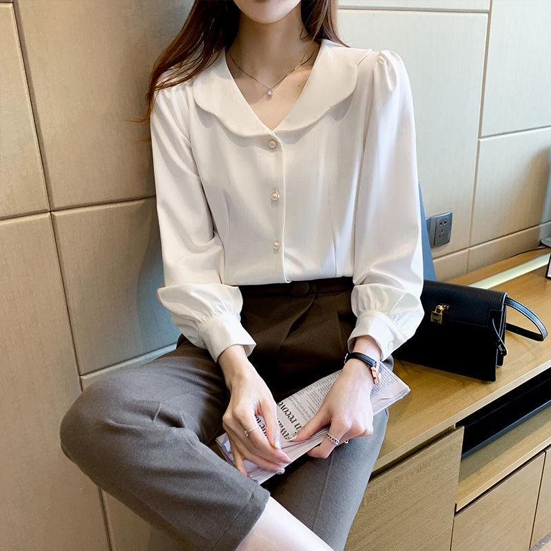 2024 Spring & Autumn Loose Sweet Style Age-Reducing Long Sleeve Top