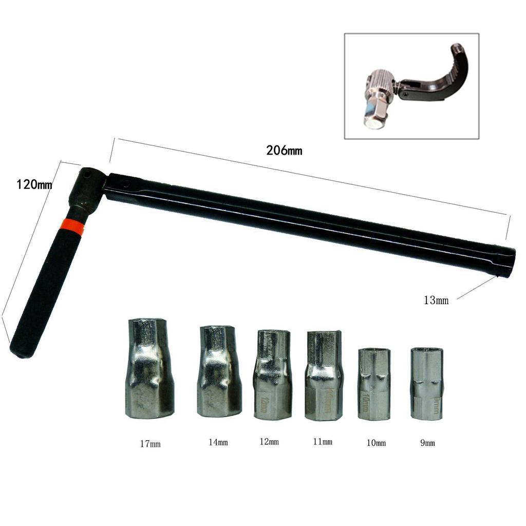Basin Sink Bathroom Faucet Pipe Repair Socket Wrench Set 8-13mm