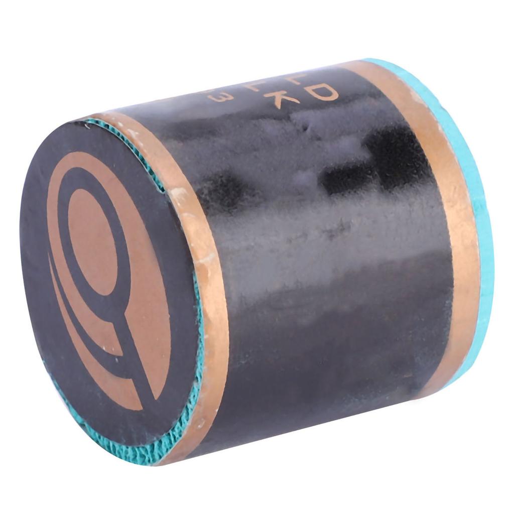 2pcs No Slip Cue Tip Chalk Billiard Pool Cue Dry Chalk Accessory for Snooker Pool (Green)