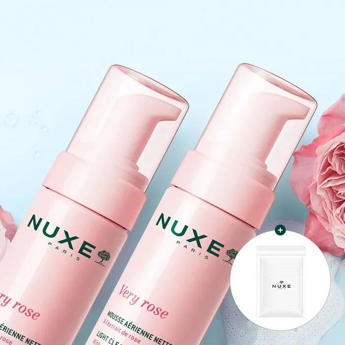 [Double Set] Nuxe Berry Rose Mousse Foam Cleanser 150ml + GIFT