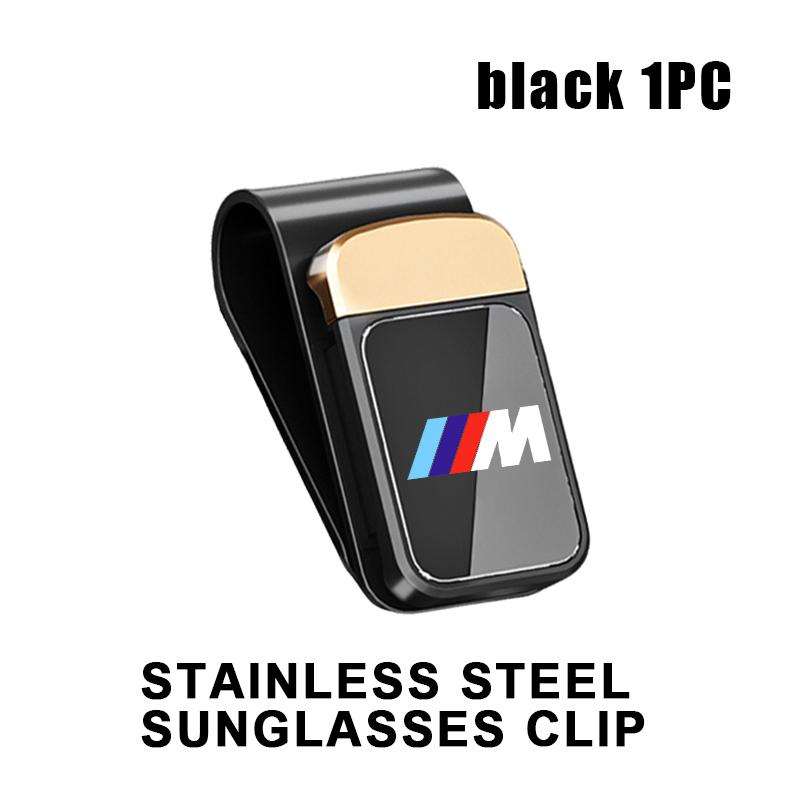 Car Sunglass Holder Magnetic Stainless Glasses Eyeglass Holder For BMW M F10 F20 F30 F40 F15 F25 F26 F31 F49 E62 E83 E84