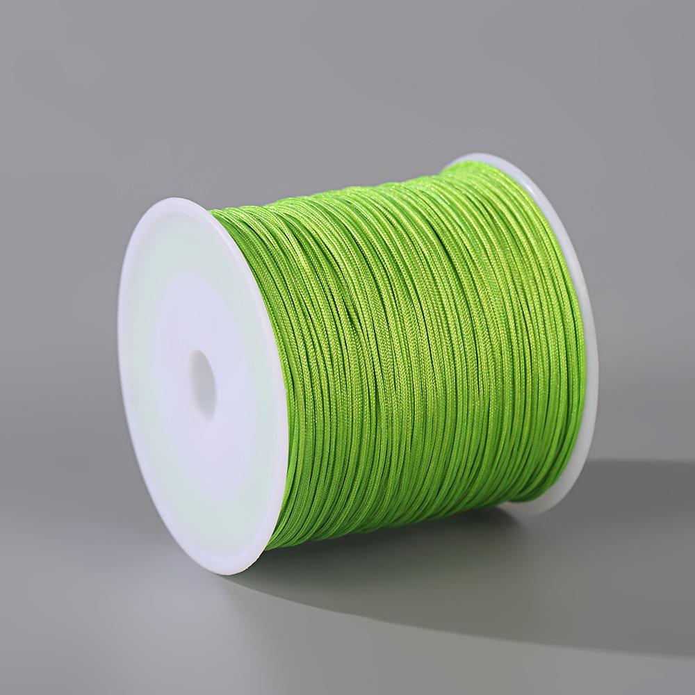 Handmade No. 72 Jade Thread - 0.8mm Wear-Resistant String for Jewelry Crafting, Hand Rope, Bracelets, DIY Necklaces, 50m