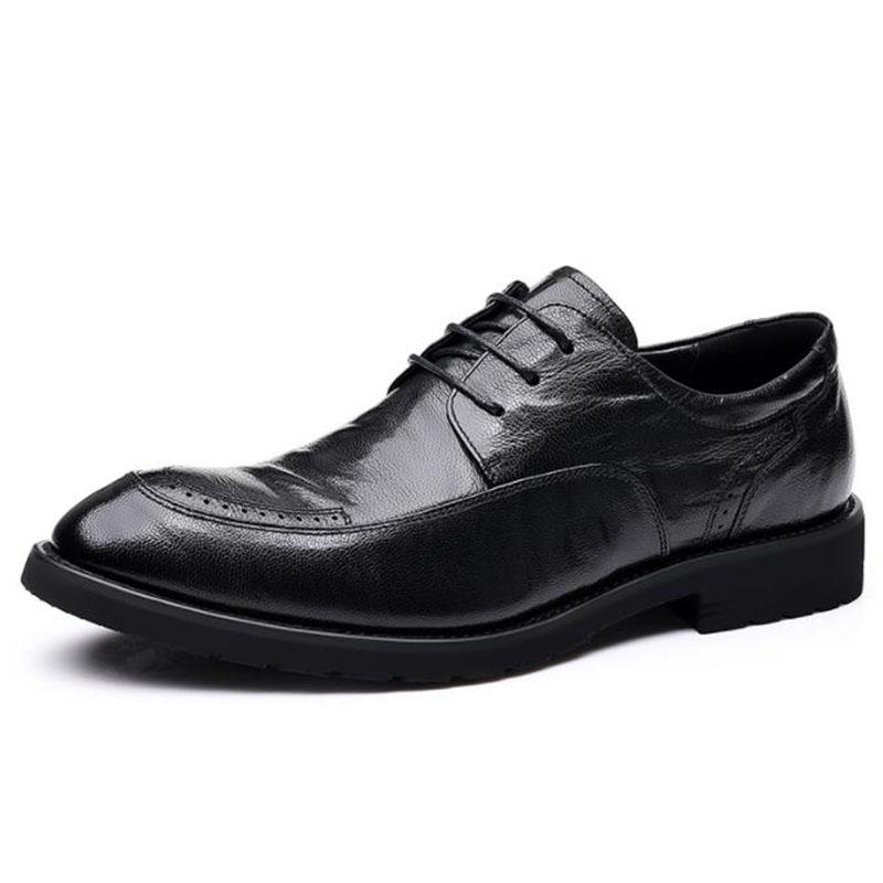 Abendschuhe für Herren, Herrenschuhe aus echtem Leder, formelle Oxfords, Schuhe für Herren, hochwertige Leder-Loafer, Zapatos Hombre