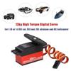 13KG Digital Servo RC Servo High Torque Metal Gear Splash proof Servo for 1 10 1 8 RC Car RC Boat RC Airplane RC