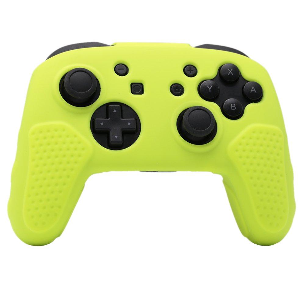 Switch Pro Controller Hülle Skin Case Silikon CHINFAI Switch Controller Schutzhülle Weich Stoßfest Angenehm anzufassen FPS PRO Stickabdeckung