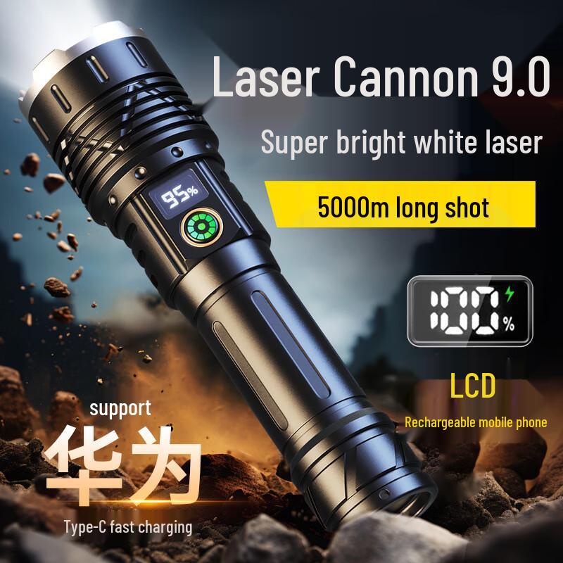 Meng Pao Zoom Dual-Laser Digital Display Flashlight