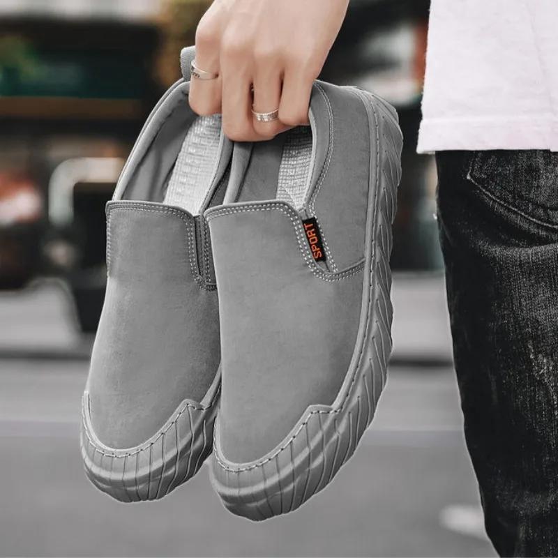 Fashion Sneakers Man Lightweight Work Canvas Vulcanize Shoes for Men Breathable Trends 2024 Luxury Sale Trend Hiking Legitimate Designer