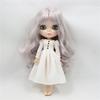 ICY DBS Blyth ubranka dla lalki body licca body azone stroje zabawka biała sukienka