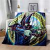 Dark Magician Throws Blanket Super Soft  mythical fantasy kawaii Blanket for Travel Bedding Couch Sofa Bed Blanket Birthday Gift