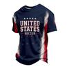 Men's Printed Casual Sports Top for Everyday Wear