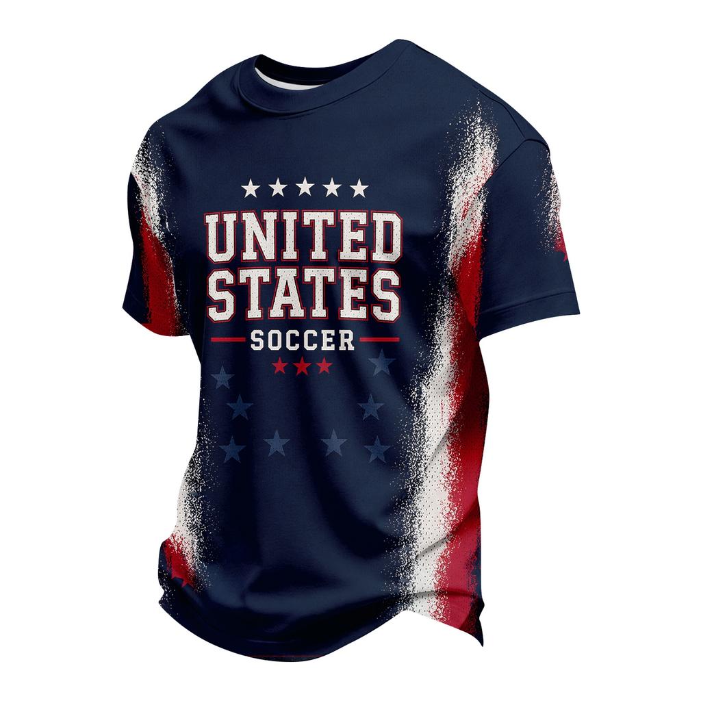 Men's Printed Casual Sports Top for Everyday Wear