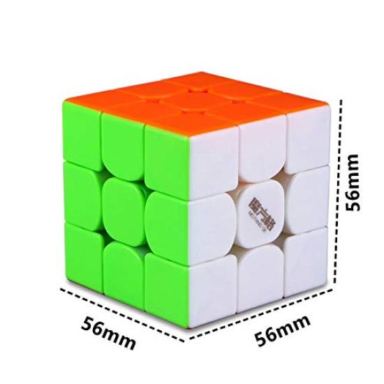 Bokefenuo QY Thunderclap V3 M 3x3 Bez nálepek MoFangGe Thunderclap V3 3x3x3 Magnetický