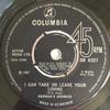 7inch Record HERMANS HERMITS  I Can Take Or Leave Your Loving DB8327 COLUMBIA 1967 UK Rock Used