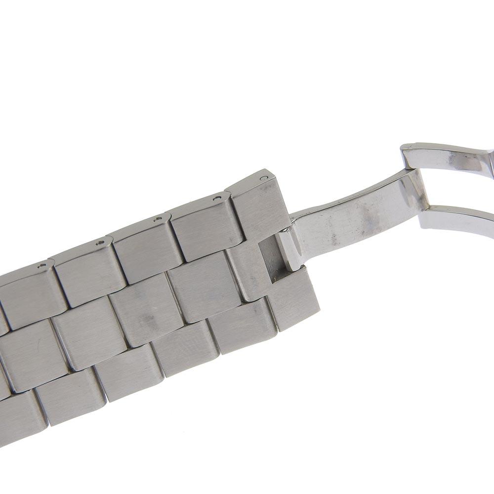 Bvlgari Solo tempo Saatler ST37S Gümüş siyah Kadran Paslanmaz Çelik Quartz Analog gösterge erkek Kullanılmış