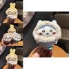Giy Usaqi Winter Plush Doll With Faux Fur Collar For Kids Room Decor