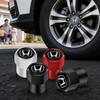 AOJ2  4pcs Car Wheel Tire Valve Stem Caps Airtight Cover For Honda Civci FIT CRV Accord Jazz HRV Dio Stepwgn Prelude Auto Accessories