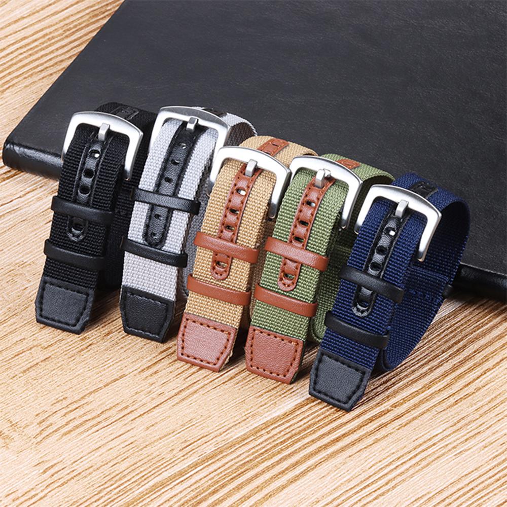 20mm 22mm Universelles Nylon-Uhrenarmband Armband für Sportuhren für Omega Armband für Rolex für Tudor für Hamilton für Seiko