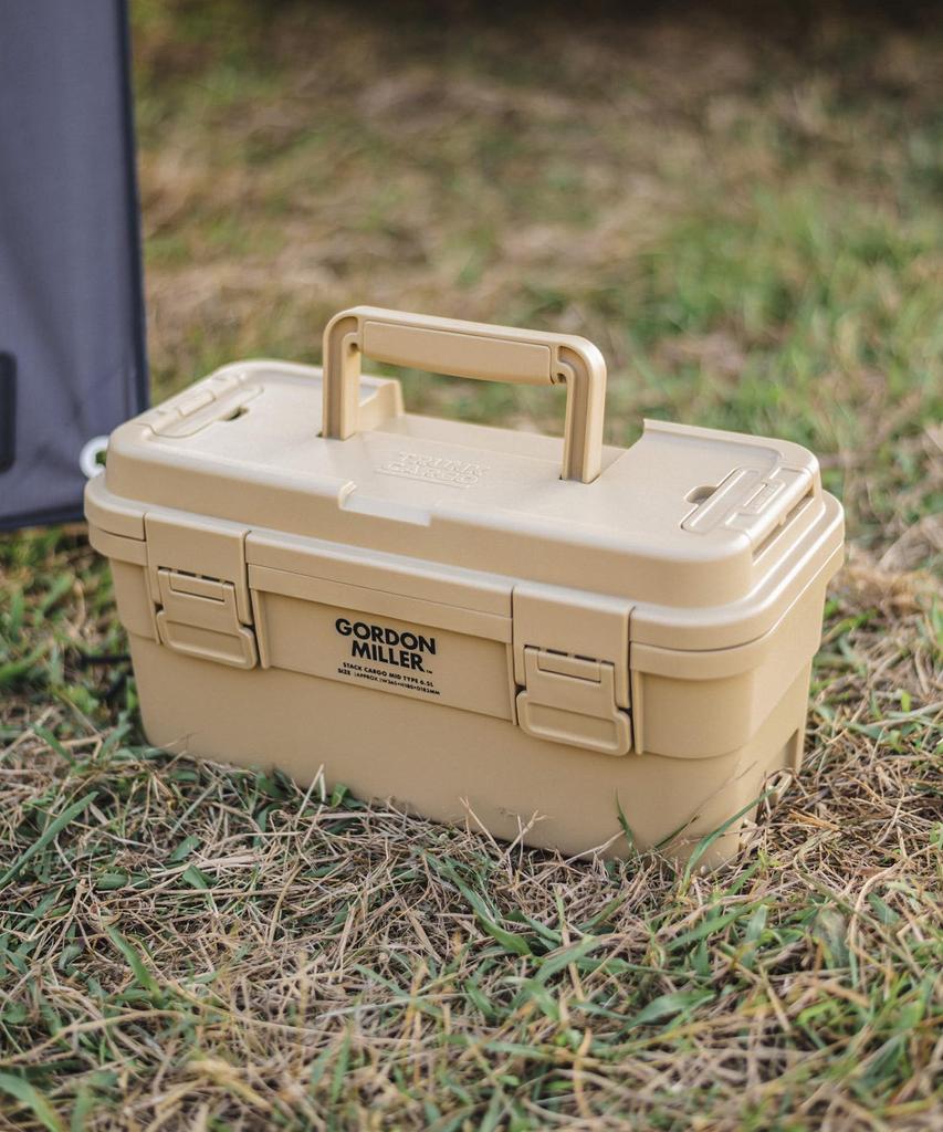 GORDON MILLER Car Stack Cargo Mid Storage Box Organizer Coyote Beige 1744760 6.5L