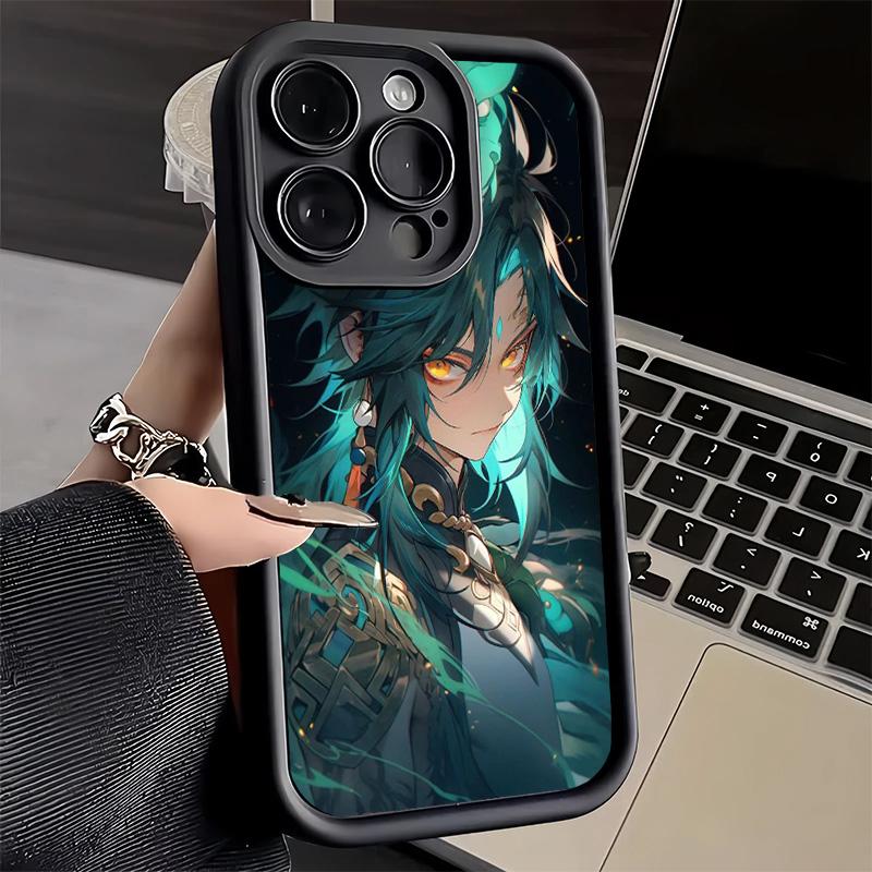 Phone Case for iPhone 17 Air 16E 15 16 Pro Max Genshin Impact Xiao Cover 14 Plus 13 12 Mini Soft Shell Silicone Fundas