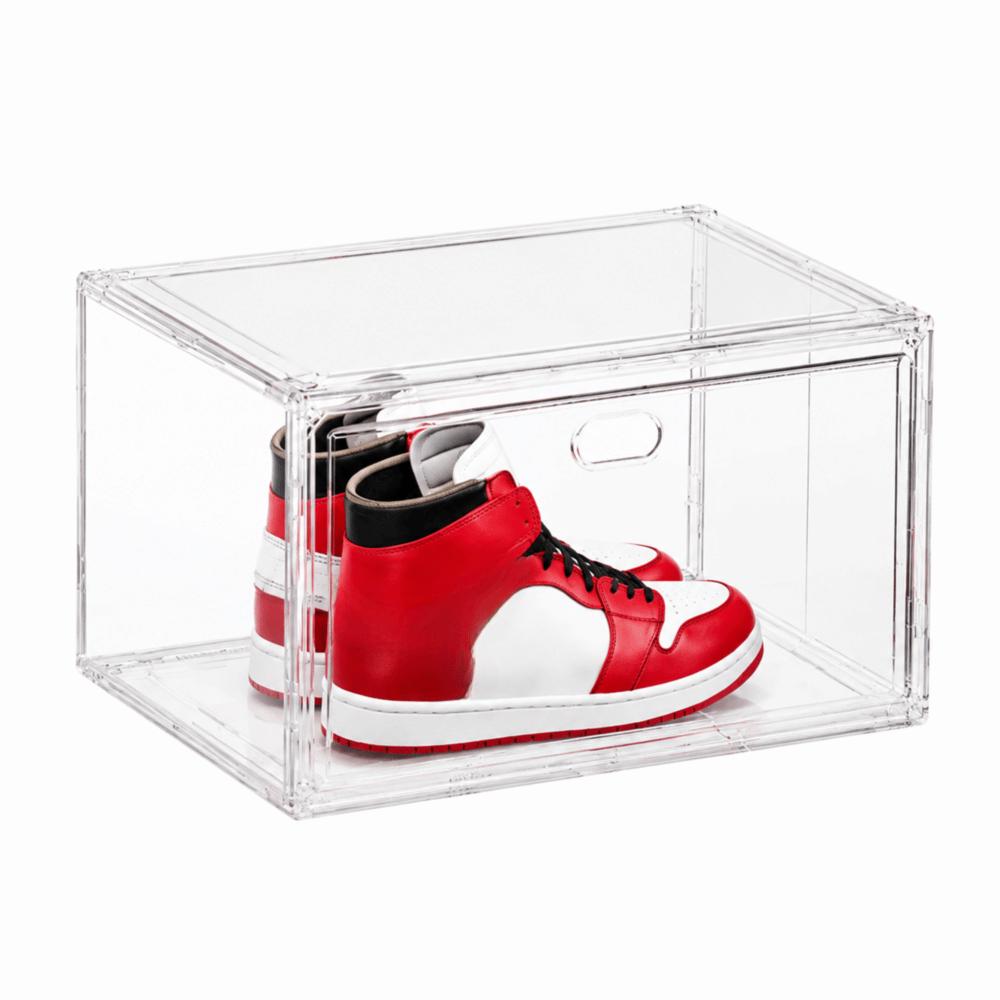 

Plastic Shoes Storage Box Thickened Sport Shoe Display Case Sneaker Holder Dormitory Side Door
