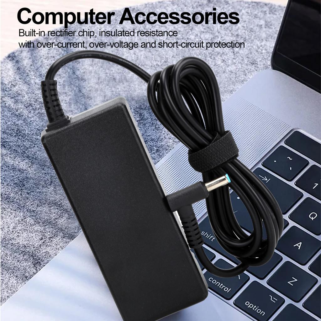 65W Power Supply Adapter 19.5V 3.33A 4.5x3mm Round Connector for HP