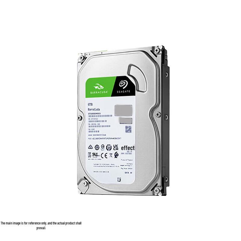 Seagate BarraCuda 6TB 3.5-inch SATA Desktop Hard Drive