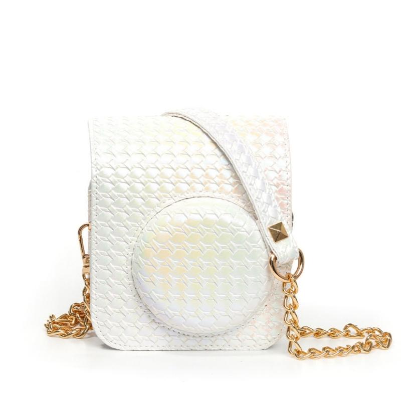 

PU Leather Soft Camera Case Travelling Bag Shoulder Bag for Mini12 Film Camera Bag + Shoulder Straps