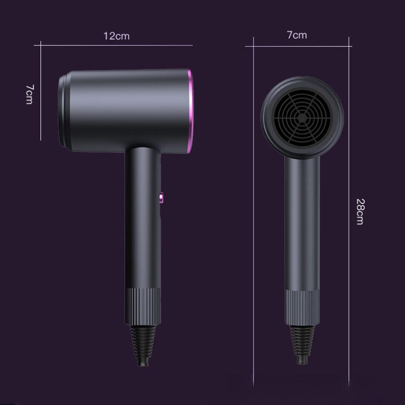 High Power Electric Hair Dryer Professional Hair Salon Negative Ion Blow Dryer Dormitory Silent Hot And Cold Hair Blowing Machine