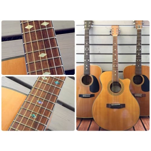 Jockomo Traditional Diamond (Avalon Mix) Position Mark Inlay Stickers for Guitar, Bass, and Ukulele