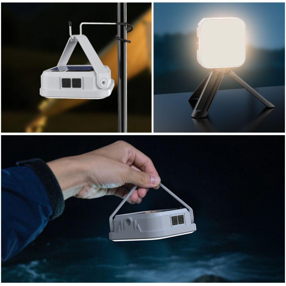 Rechargeable LED Hanging Lamp Portable Camping Lamp High Quality Solar Camping Light  Outdoor Tent